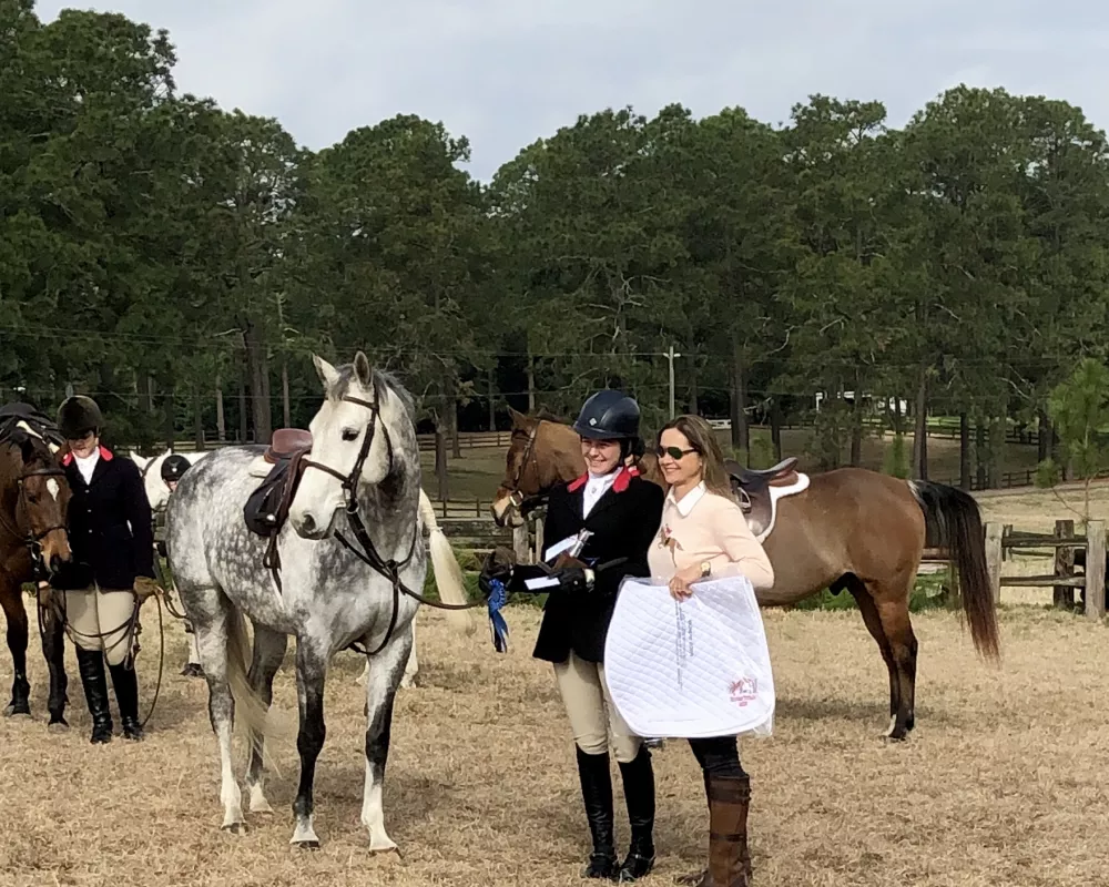 2019 Champion Junior FoxHunter Moore County Hounds Hunter Trials