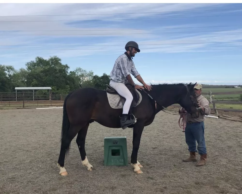 Under Saddle for the First Time