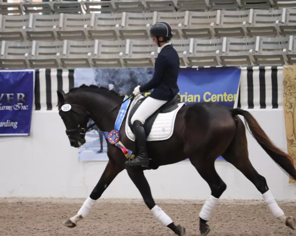 Barbarossa with Anna Pierce victory lap