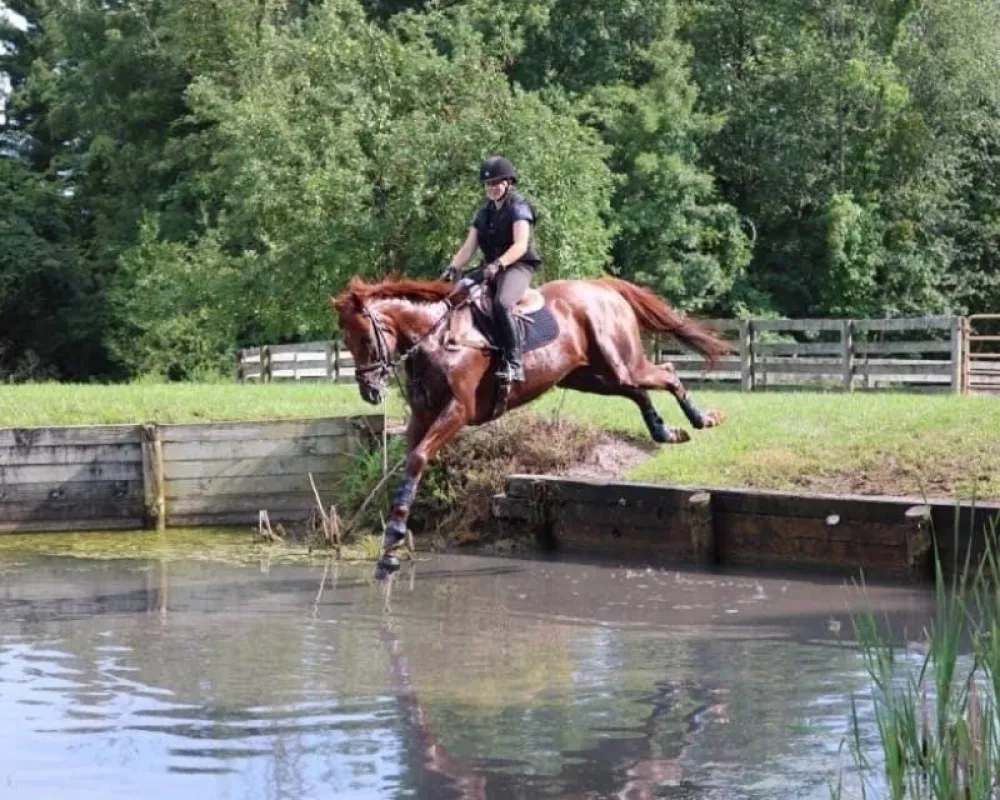 Beau xc water down bank