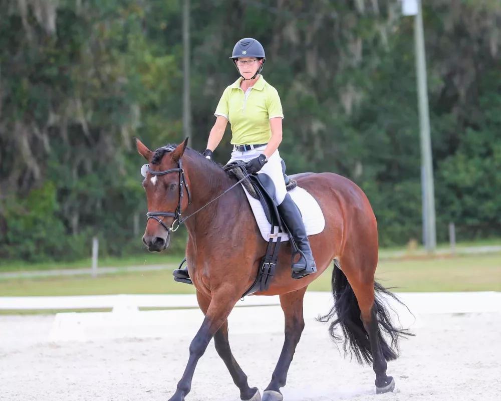 Diamond trotting during test 
