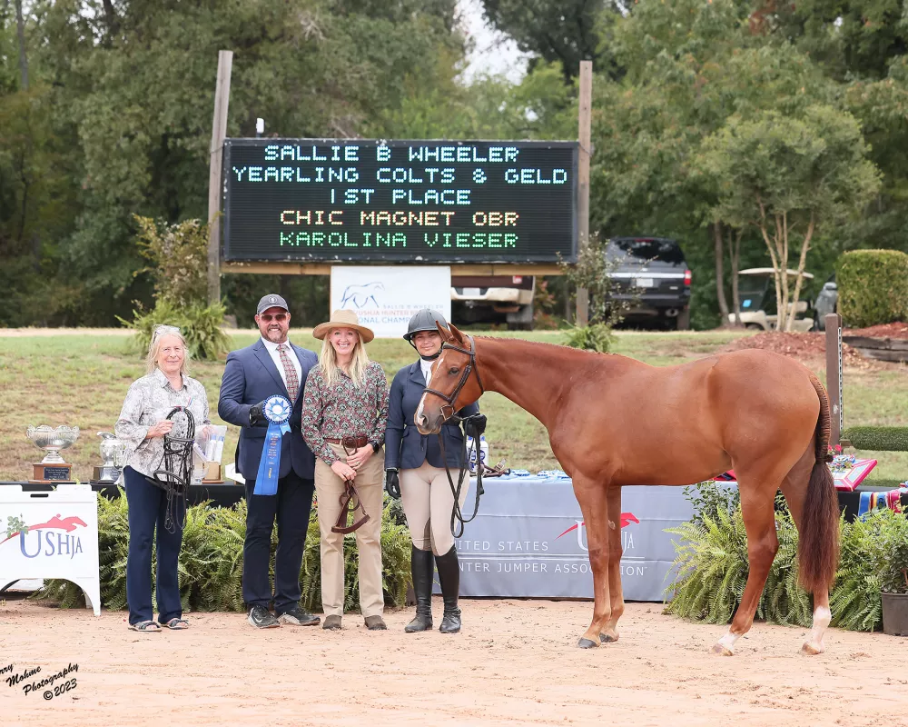 Winner Colts & Yearling at Sallie B Wheeler Central 2023